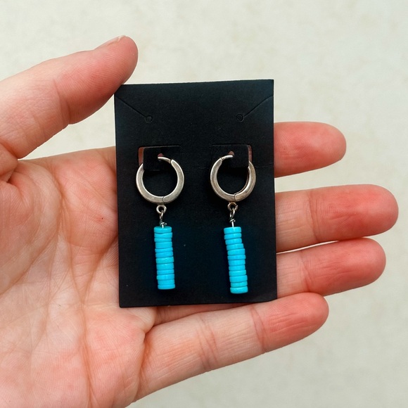Jewelry - Kingman Turquoise and sterling silver earrings